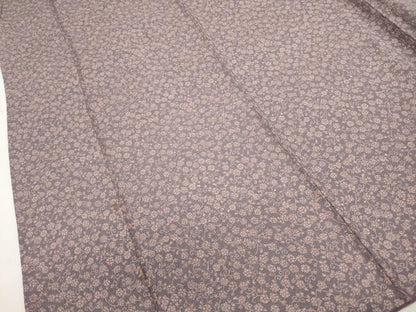 平和屋着物■上質な小紋 唐草花文 正絹 逸品 DABC9054qa