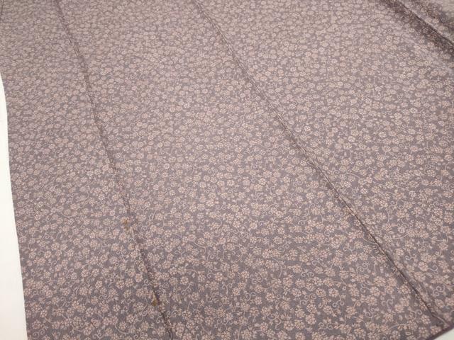 平和屋着物■上質な小紋 唐草花文 正絹 逸品 DABC9054qa