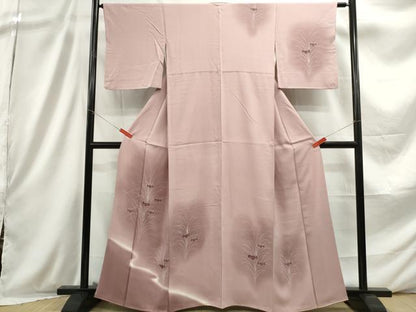 平和屋着物■訪問着 刺繍 草花文 暈し染め 正絹 逸品 DABC9145qa