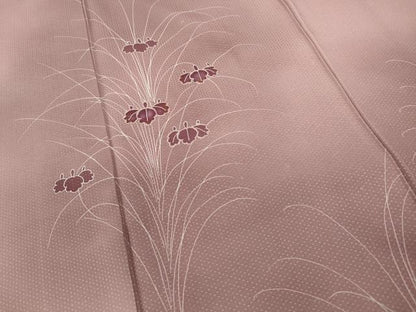 平和屋着物■訪問着 刺繍 草花文 暈し染め 正絹 逸品 DABC9145qa