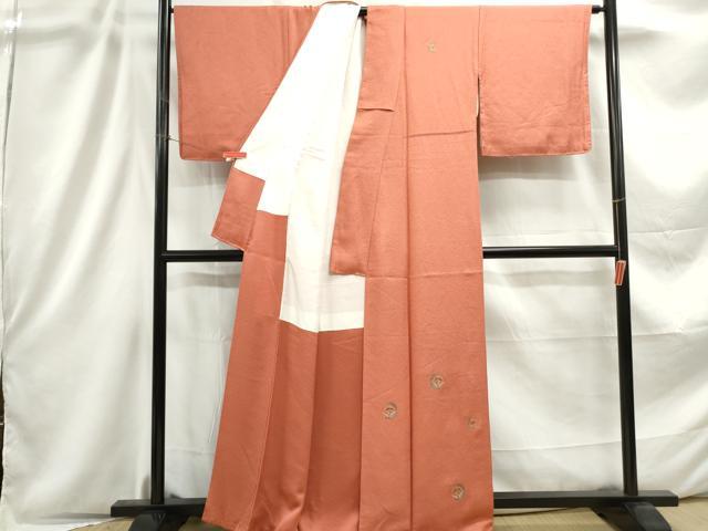 平和屋着物■訪問着 総刺繍 花丸文 金銀糸 正絹 逸品 DABC9165qa