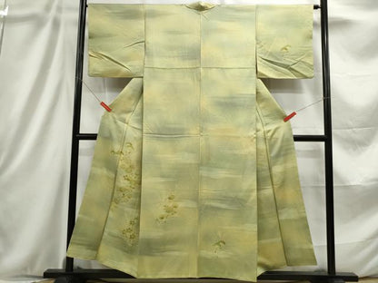 平和屋着物■訪問着 草花文 暈し染め 正絹 逸品 DABC9171qa