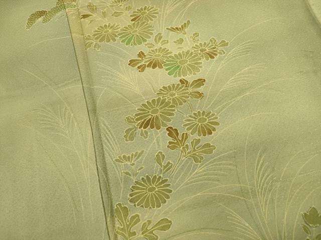 平和屋着物■訪問着 草花文 暈し染め 正絹 逸品 DABC9171qa