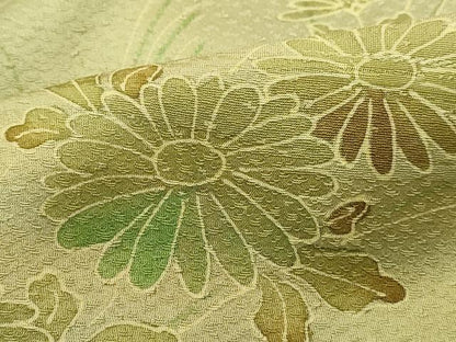 平和屋着物■訪問着 草花文 暈し染め 正絹 逸品 DABC9171qa