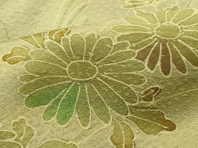 平和屋着物■訪問着 草花文 暈し染め 正絹 逸品 DABC9171qa
