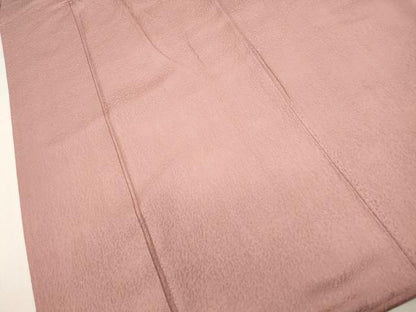 平和屋着物■上質な色無地 霞地紋 石竹色 正絹 逸品 DABC9183qa
