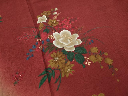 平和屋着物■訪問着 草花文 暈し染め 金彩 正絹 逸品 DABC9198qa