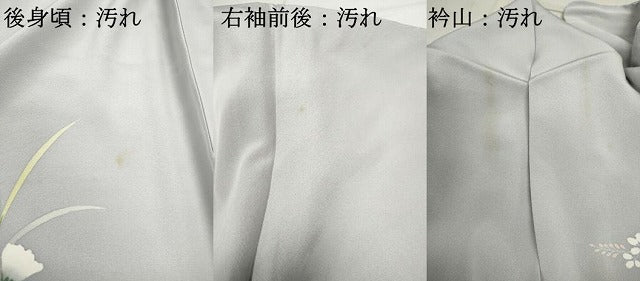 平和屋着物■訪問着 草花文 暈し染め 正絹 逸品 DABC9199qa
