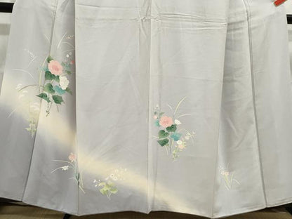 平和屋着物■訪問着 草花文 暈し染め 正絹 逸品 DABC9199qa