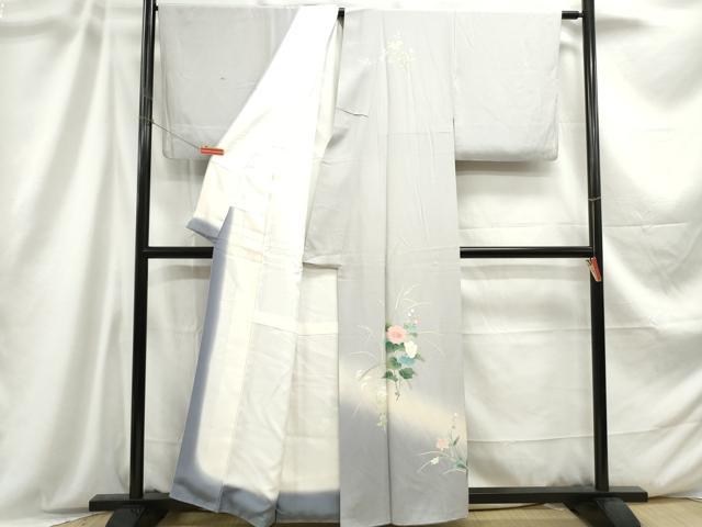 平和屋着物■訪問着 草花文 暈し染め 正絹 逸品 DABC9199qa