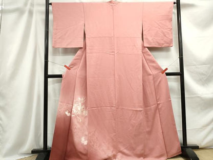平和屋着物■中国三大刺繍 相良刺繍 総刺繍 色留袖 エ霞花文 暈し染め 金糸 正絹 逸品 DABC9210qa