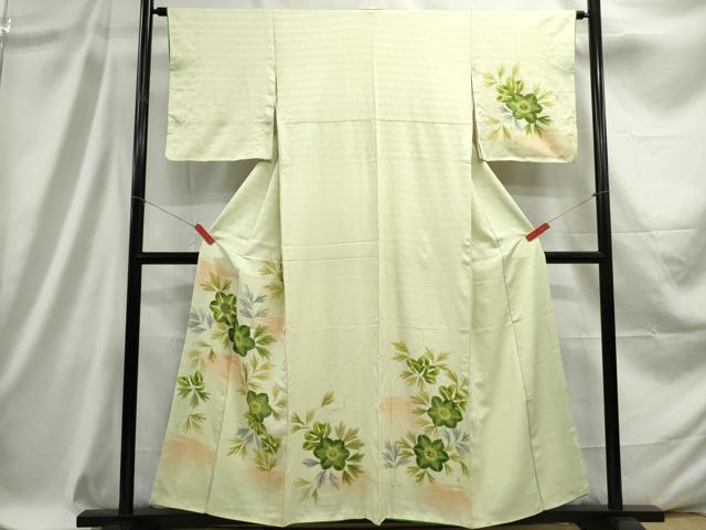平和屋着物■訪問着 舞花文 暈し染め 正絹 逸品 DABC9214qa
