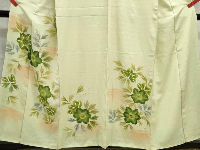 平和屋着物■訪問着 舞花文 暈し染め 正絹 逸品 DABC9214qa