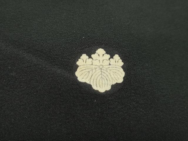平和屋着物■豪華黒留袖 刺繍 孔雀花文 暈し染め 金糸 金彩 正絹 逸品 DABC9223qa