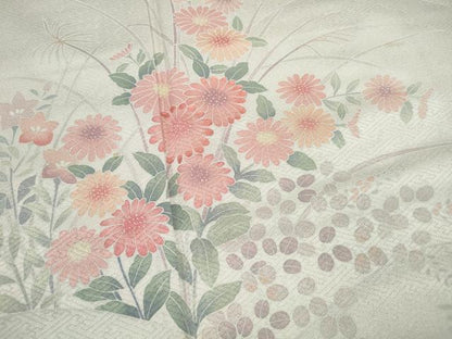 平和屋着物■訪問着 重ね山花文 暈し染め 正絹 逸品 DABC9233qa