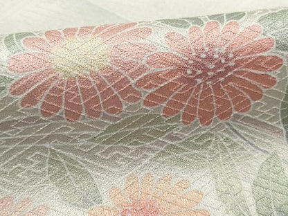 平和屋着物■訪問着 重ね山花文 暈し染め 正絹 逸品 DABC9233qa