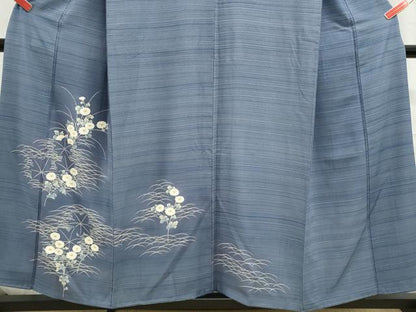 平和屋着物■訪問着　草花文　暈し染め　正絹　逸品　DABC9248qa
