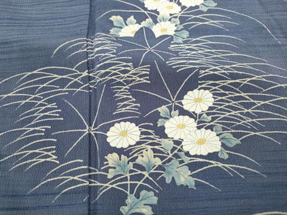 平和屋着物■訪問着　草花文　暈し染め　正絹　逸品　DABC9248qa
