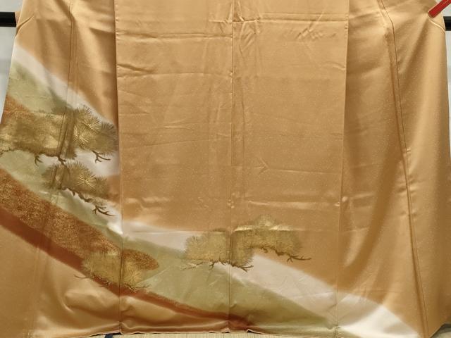 平和屋着物■訪問着　刺繍　浜松文　暈し染め　金彩　正絹　逸品　DABC9254qa