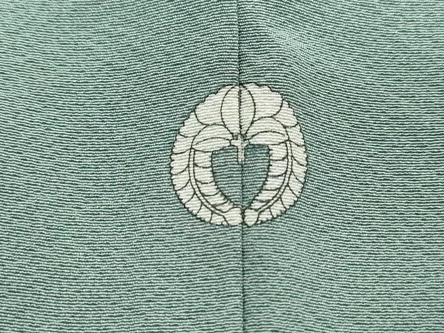 平和屋着物■上質な色無地　水浅葱色　正絹　逸品　DABC9275qa