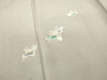 平和屋着物■訪問着　舞花文　金彩　正絹　逸品　DABC9298qa