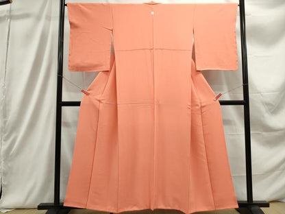 平和屋着物■上質な色無地　蘇比色　正絹　逸品　DABC9306qa