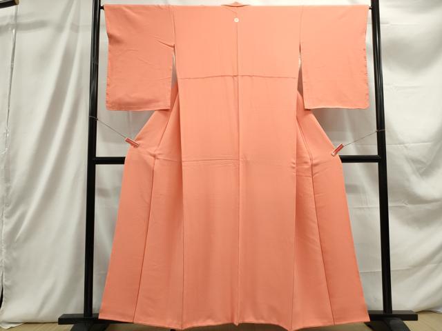 平和屋着物■上質な色無地　蘇比色　正絹　逸品　DABC9306qa