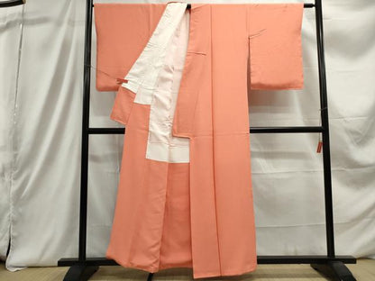 平和屋着物■上質な色無地　蘇比色　正絹　逸品　DABC9306qa