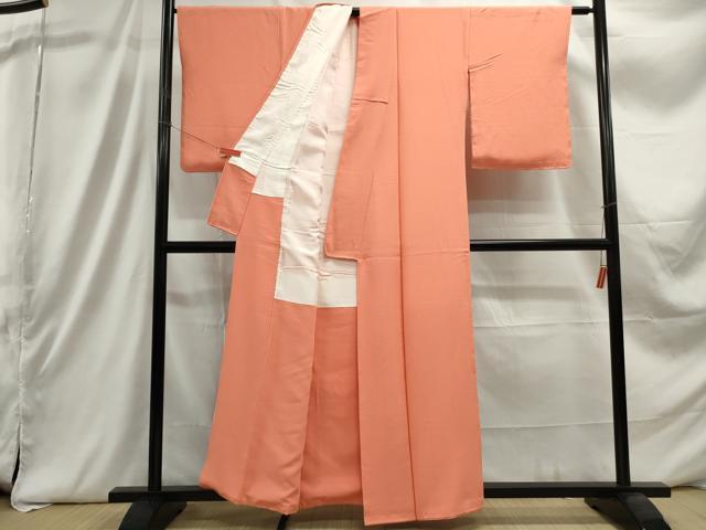 平和屋着物■上質な色無地　蘇比色　正絹　逸品　DABC9306qa