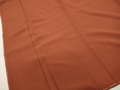 平和屋着物■上質な色無地　紅鳶色　正絹　逸品　未使用　DABC9310qa
