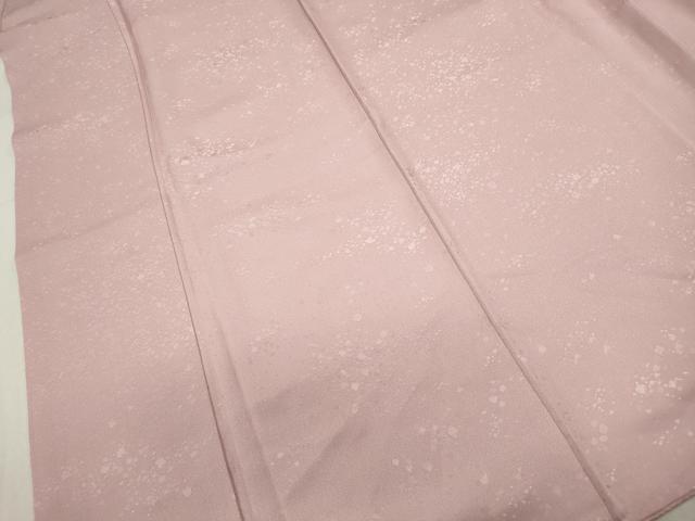 平和屋着物■上質な色無地　箔散らし地紋　虹色　正絹　逸品　DABC9331qa