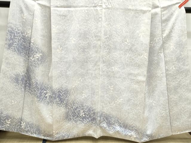 平和屋着物■訪問着　枝葉尽くし　暈し染め　正絹　逸品　DABC9336qa