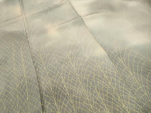 平和屋着物■訪問着　芝草文　暈し染め　正絹　逸品　DABC9345qa