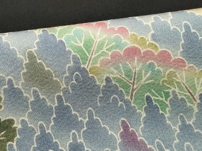 平和屋着物■豪華黒留袖 友禅 作家物 風景樹林文 正絹 逸品 DABC9351qa