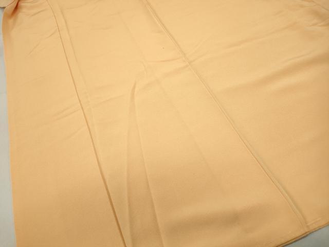 平和屋着物■上質な色無地　萱草色　正絹　逸品　DABC9360qa