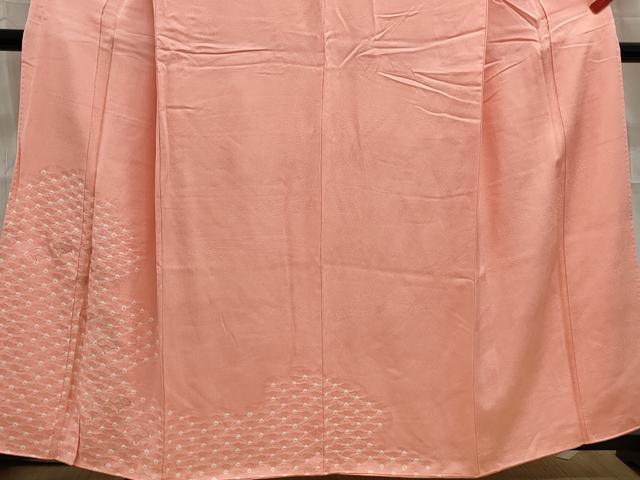 平和屋着物■中国三大刺繍 相良刺繍 色留訪問着 絞り 扇面文 金糸 正絹 逸品 DABC9365qa