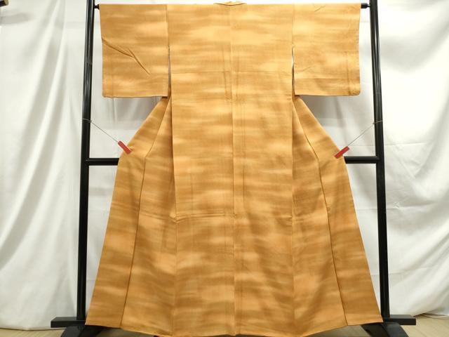平和屋着物■上質な小紋　霞文　暈し染め　正絹　逸品　DABC9368qa