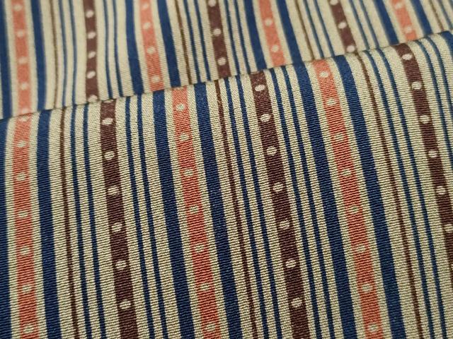 平和屋着物■上質な小紋　間道　正絹　逸品　DABC9378qa
