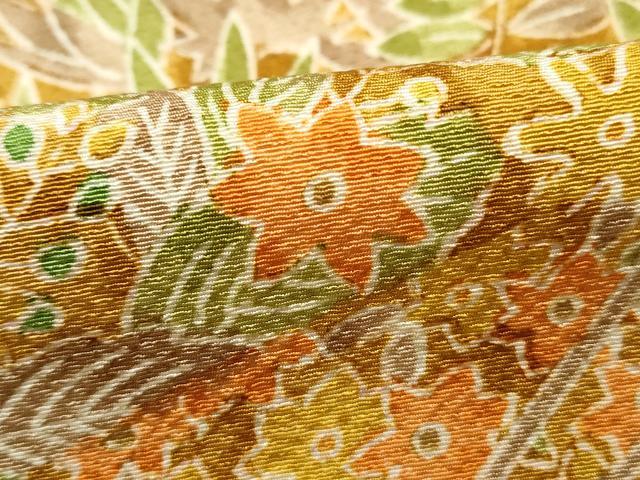 平和屋着物■上質な小紋 草花尽くし 正絹 逸品 DABC9391qa