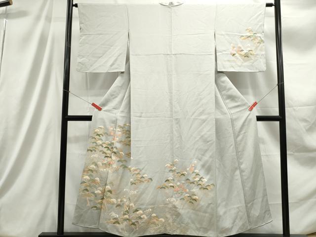 平和屋着物■訪問着 浜松文 金彩 正絹 逸品 DABC9405qa