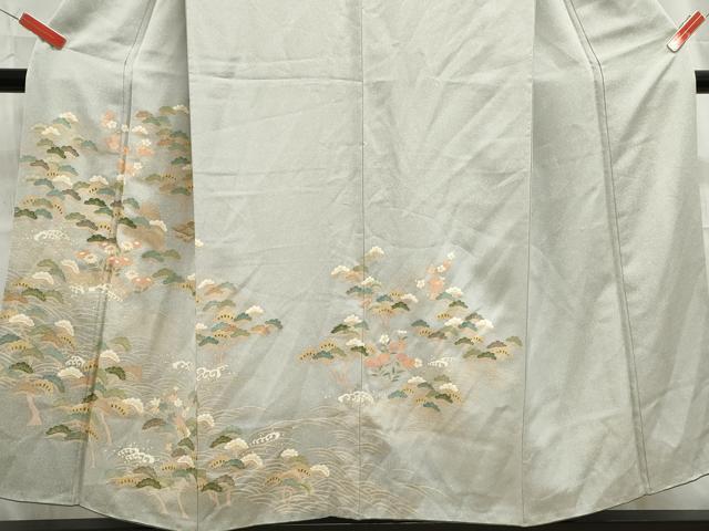平和屋着物■訪問着 浜松文 金彩 正絹 逸品 DABC9405qa