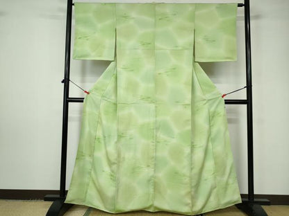 平和屋着物■上質な小紋 霞文 正絹 逸品 DABC9446qa