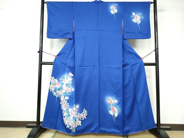 平和屋着物■訪問着 草花文 暈し染め 正絹 逸品 DABC9449qa