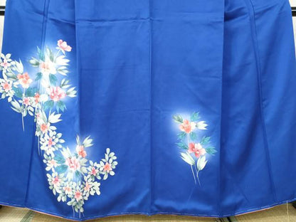 平和屋着物■訪問着 草花文 暈し染め 正絹 逸品 DABC9449qa