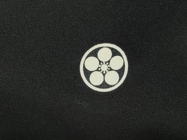 平和屋着物■豪華黒留袖 駒刺繍 花鳥枝松文 金彩 正絹 逸品 DABC9466qa