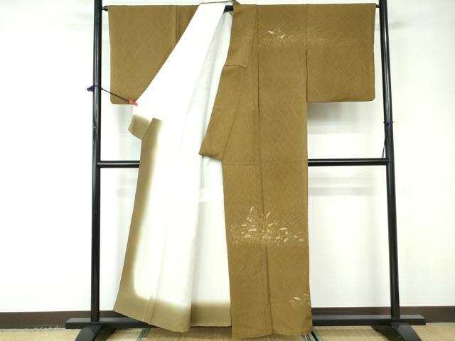 平和屋着物■豪華色留袖 刺繍 草花文 正絹 逸品 DABC9467qa