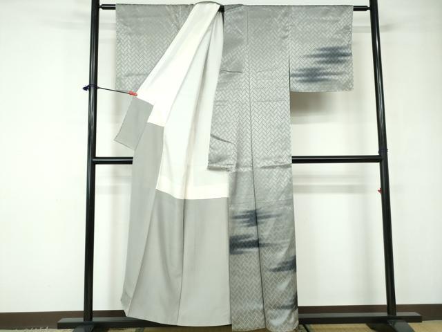 平和屋着物■訪問着 霞文 暈し染め 正絹 逸品 DABC9472qa