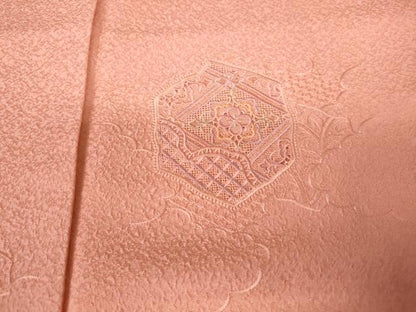 平和屋着物■中国三大刺繍 スワトウ刺繍 汕頭刺繍 訪問着 亀甲花文 正絹 逸品 DABC9503qa