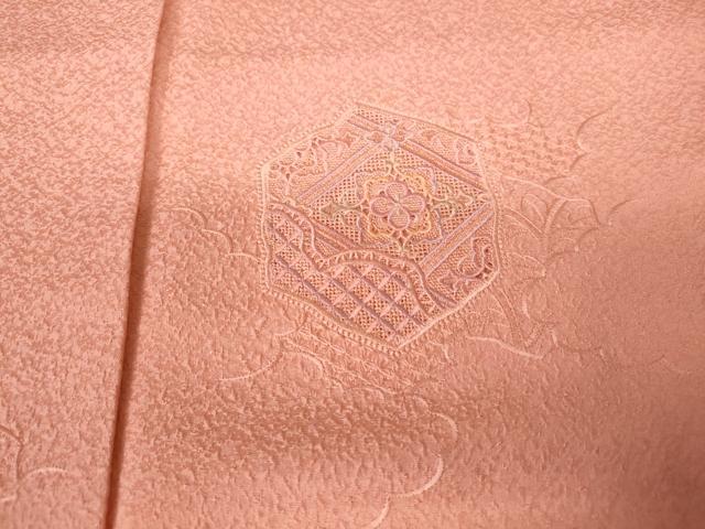 平和屋着物■中国三大刺繍 スワトウ刺繍 汕頭刺繍 訪問着 亀甲花文 正絹 逸品 DABC9503qa