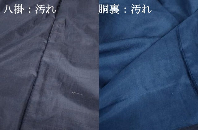 平和屋着物■男性　紬　格子文　正絹　逸品　DABC9517qa